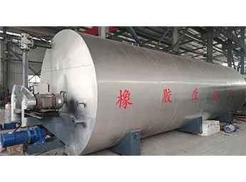 Production of rubber asphalt equipment