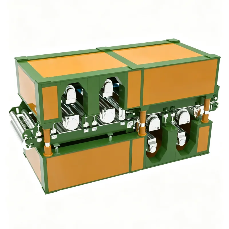 Double-sided four-sand frame thickness sander