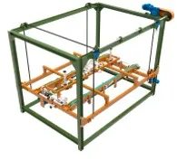 Cage-Type Longitudinal Frame-Style Board Collector