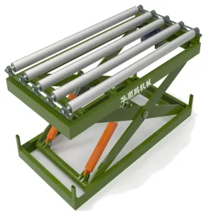 Roller type lifting platform