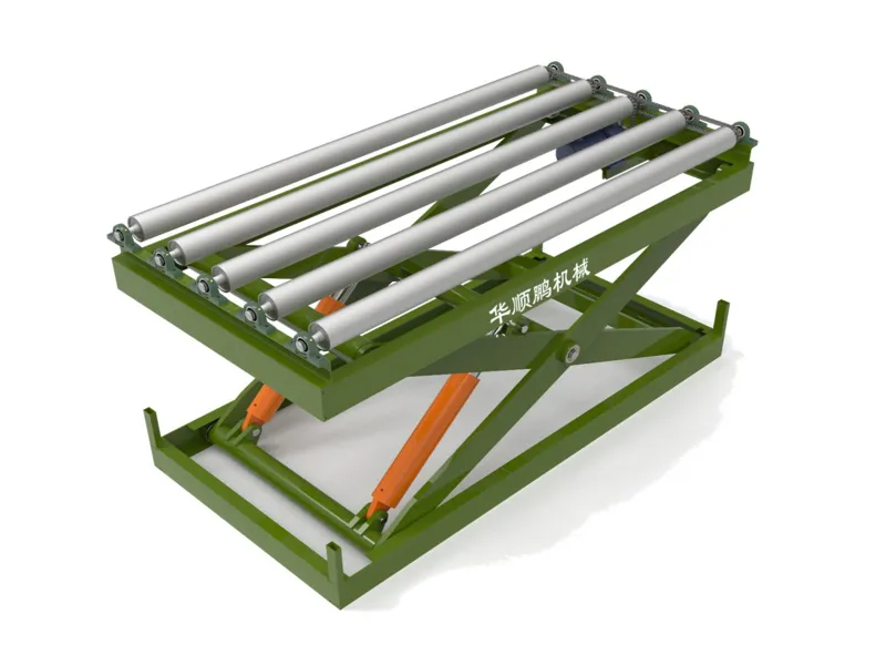 Roller type lifting platform