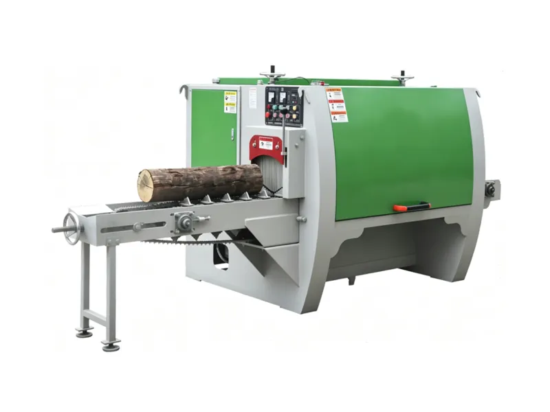 Multi-blade saw for small and medium-diameter logs