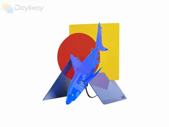 Colorful acrylic crafts