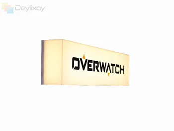 Acrylic light box doorplate