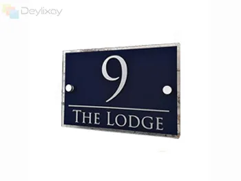 Acrylic doorplate