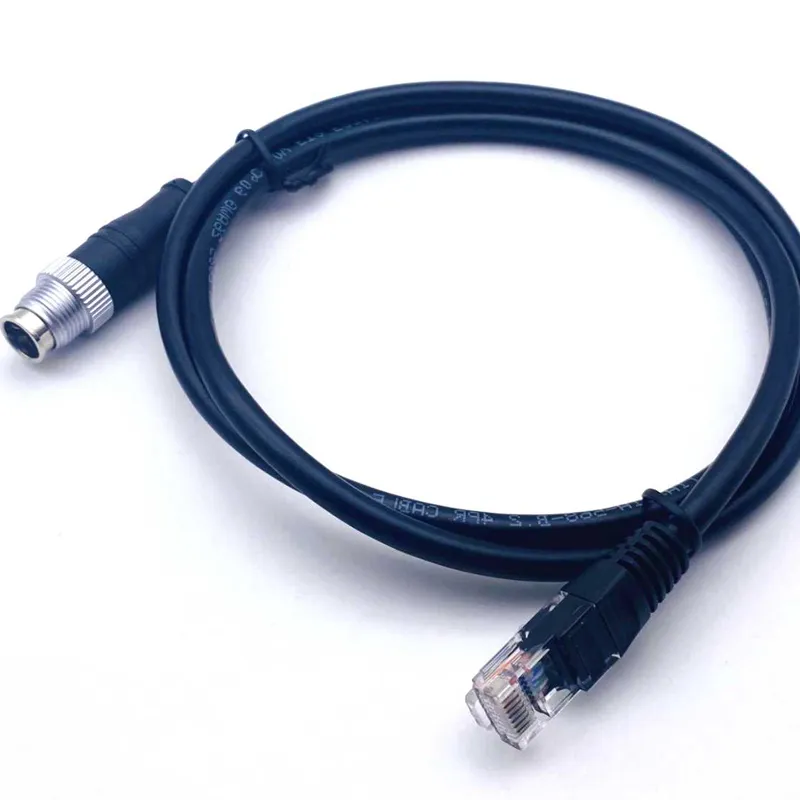 Customized signal cable with M12X plug 
