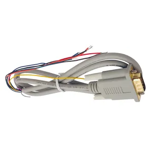 Customized DB 9 Male + tinned & bent cable