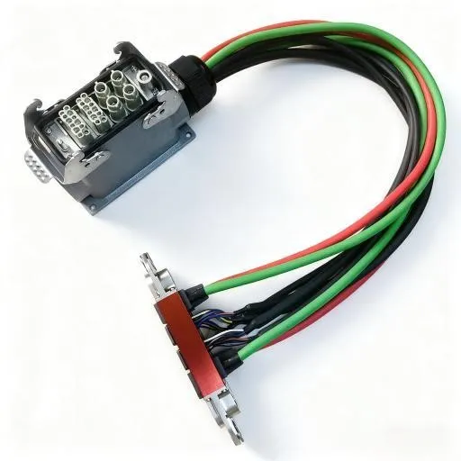 Heavy equipment wiring harness 1 with H16B-TH-4B