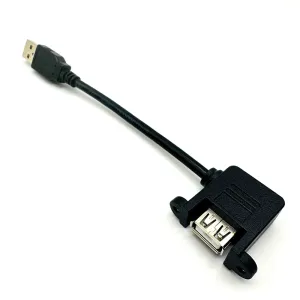 Customized USB-A male to A female extension cable