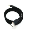Self coiling PD 100W USB TYPE-C fast charging cable