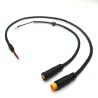 Custom M8 cable for lighting system