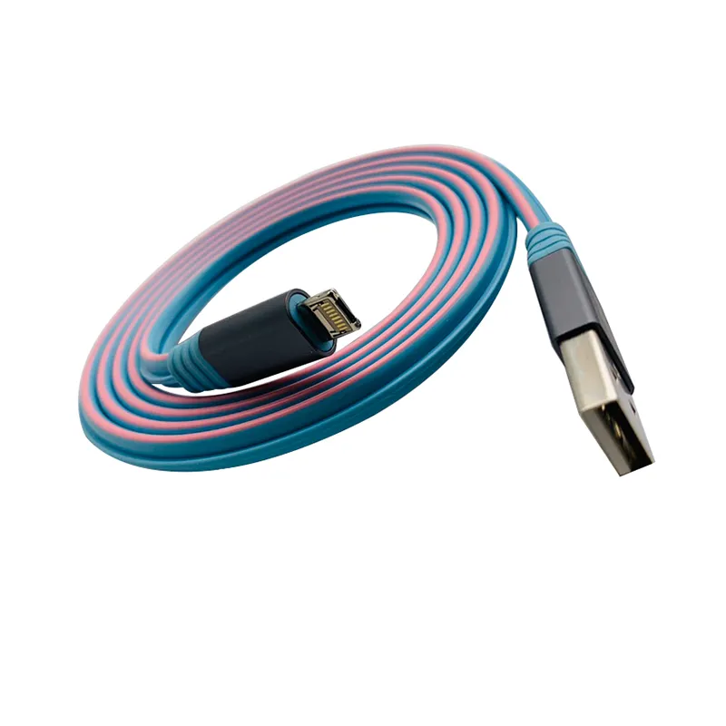 Premium 2in1 USB Cable Compatible to Lightning and Micro B Interface