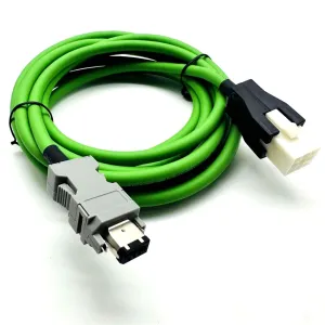 Encoder cable with 1394 6P &  AMP connector