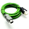 Encoder cable with 1394 6P &  AMP connector