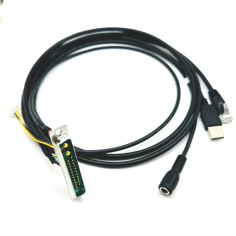 Customized external power supply harness FCT mixed layout