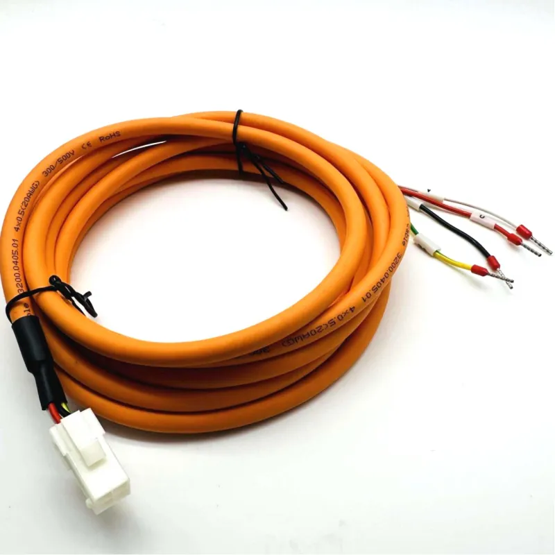 Encoder cable with AMP 4P &  EVN terminals