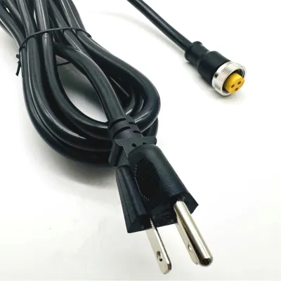 US NEMA15-5 3pole power cord with 7/8-16  Female plug
