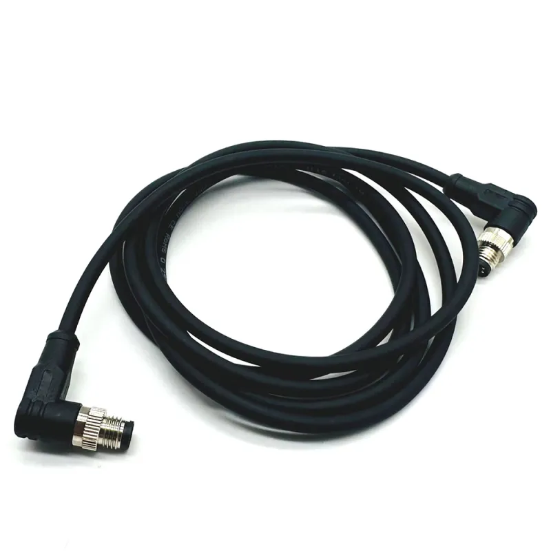 M8 male to M8 female waterproof sensor cable
