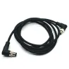M8 male to M8 female waterproof sensor cable
