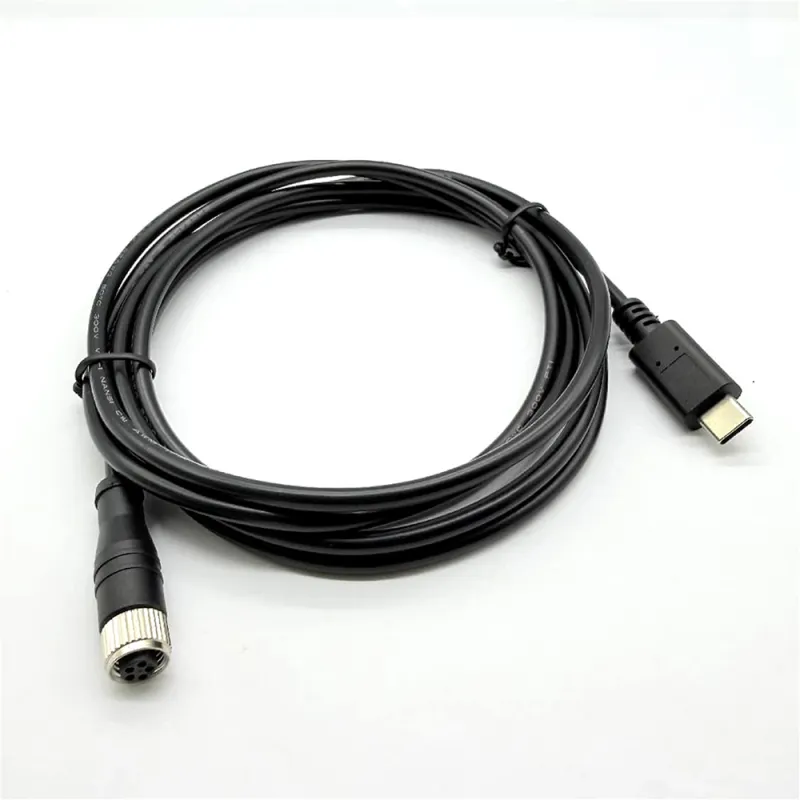 TYPE-C to M8 5P B code female Plug cable