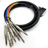 DB25 to 1/4" TRS Balanced Snake Cable 