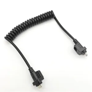 Customized TYPE-C coiled charging cable