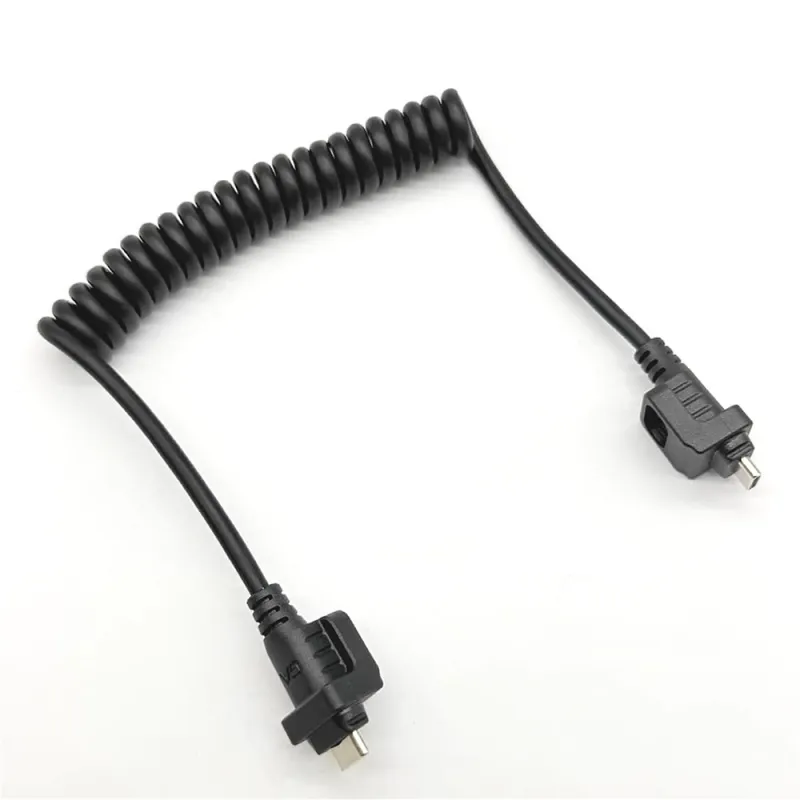 Customized TYPE-C coiled charging cable