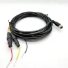 M8 5Pin plug with 2A 250V fused cable
