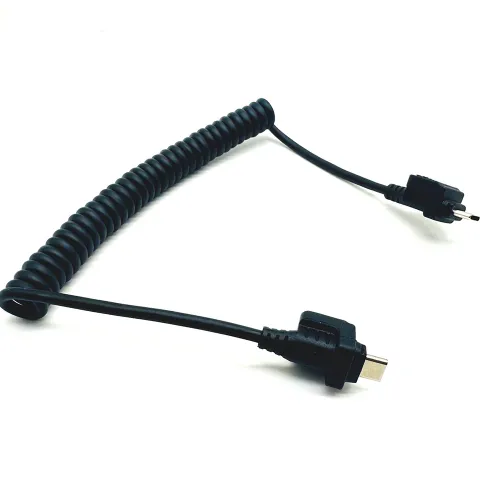 Customized TYPE-C coiled charging cable
