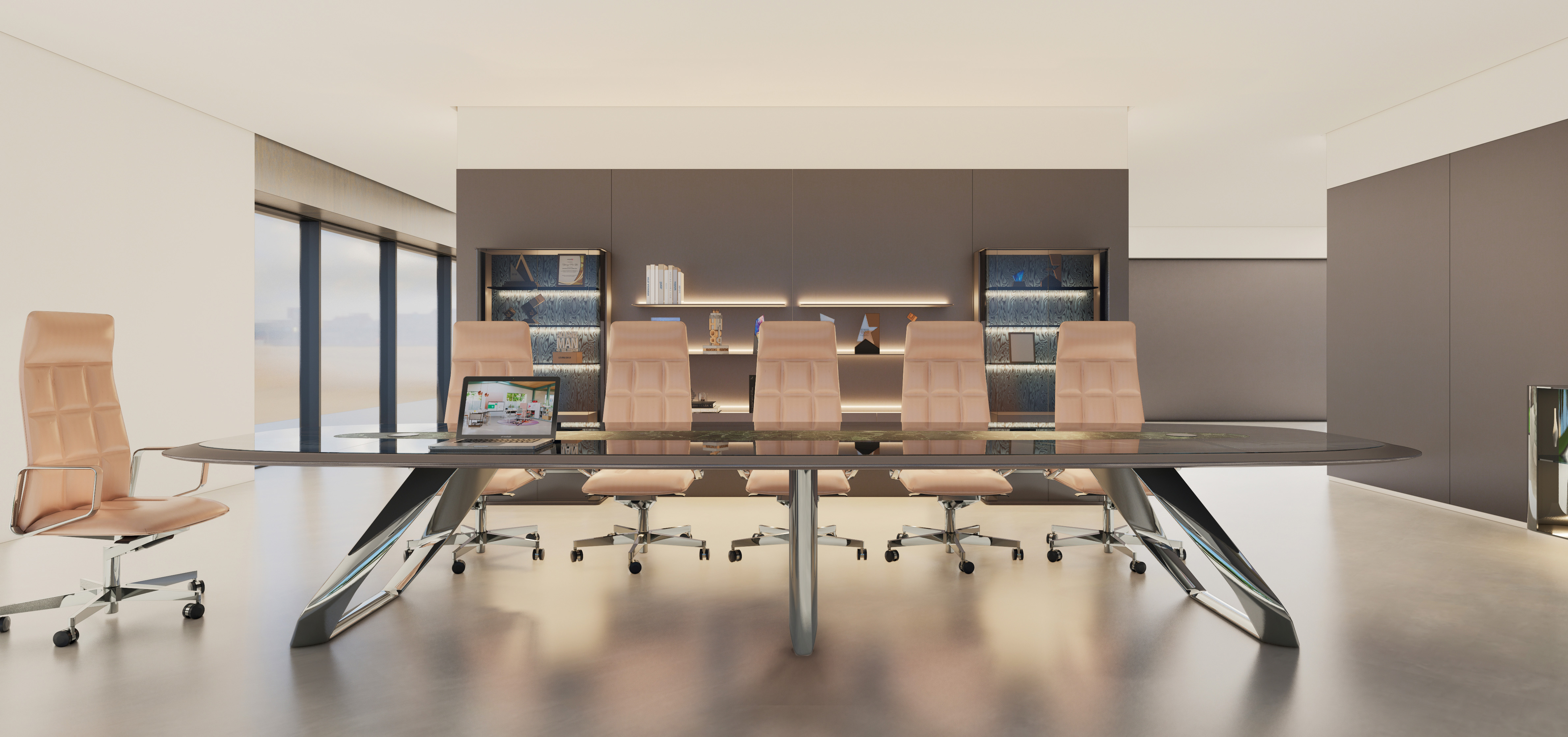 Large conference table simple and modern office furniture Office conference table