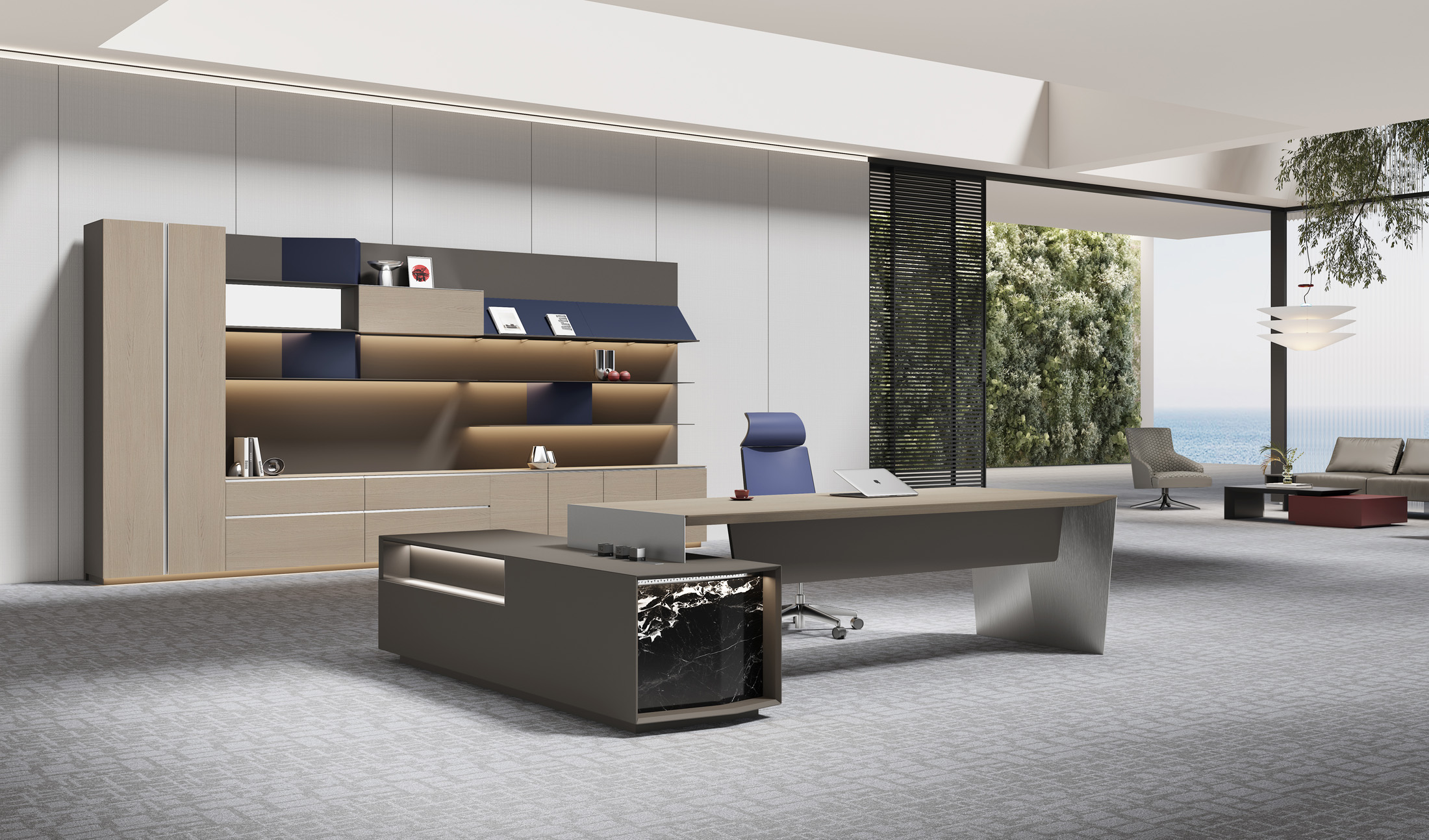 General Manager's Desk at Corporate Headquarters，Customization of General Manager's Desk