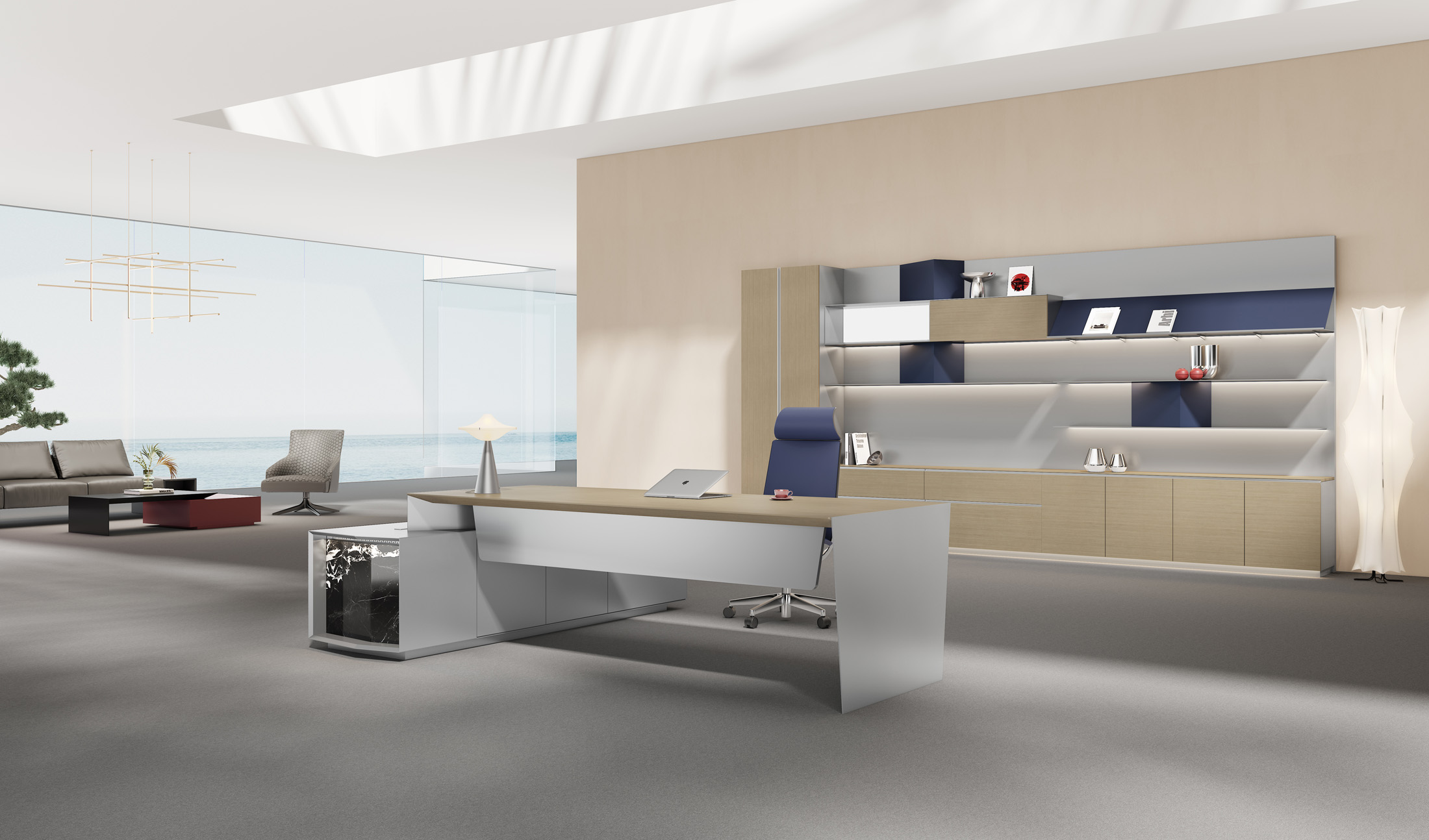 CEO's Office Desk，Customized high-end office desk for CEO,CEO Office Desk