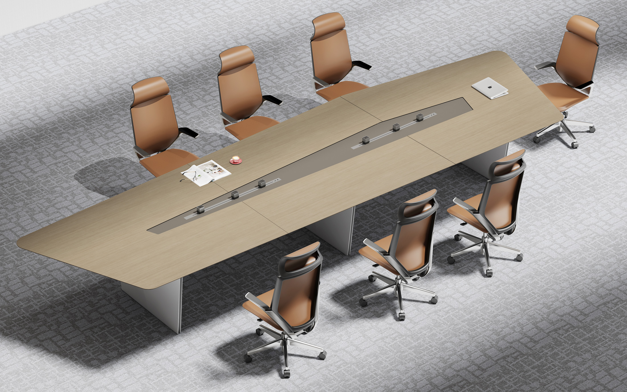 Customized oversized conference tables for enterprises，Large conference table for the group