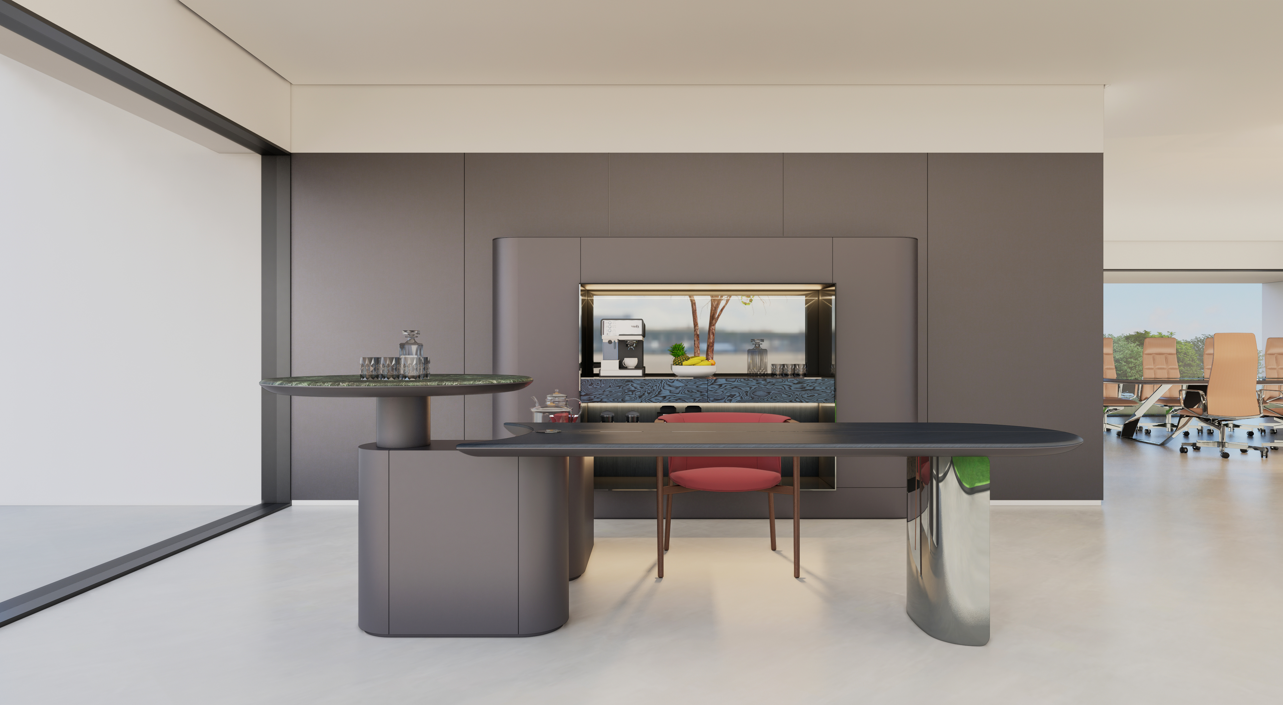Custom Luxury CEO Executive Desk for Listed Companies Dubai UAE