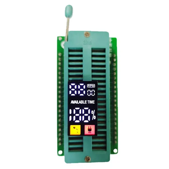 Digital display screen for household appliances