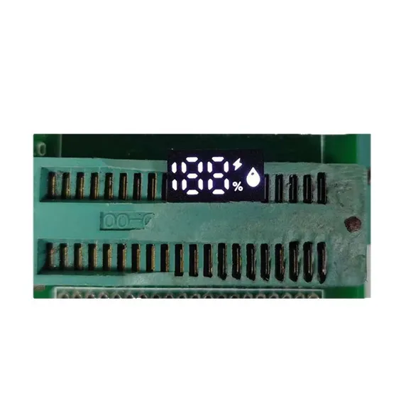 Three high-brightness white led digital screens