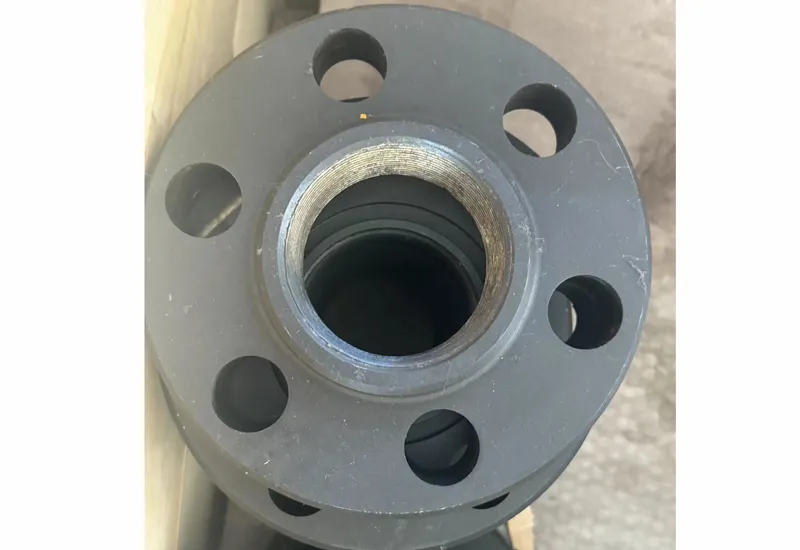 Threaded-flange
