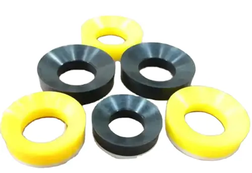 Rubber-piston