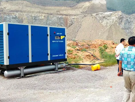 Medium and high pressure screw machine for Dong'e stone mine, the hometown of donkey-hide gelatin