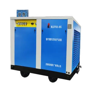 MLGF15/8-90G/90kW Screw type mobile air compressor for coal mine