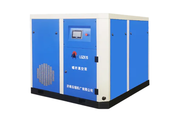 Oil-injected screw vacuum pump