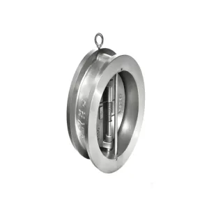 صمام فحص مزدوج اللوحة الصناعية الثقيلة