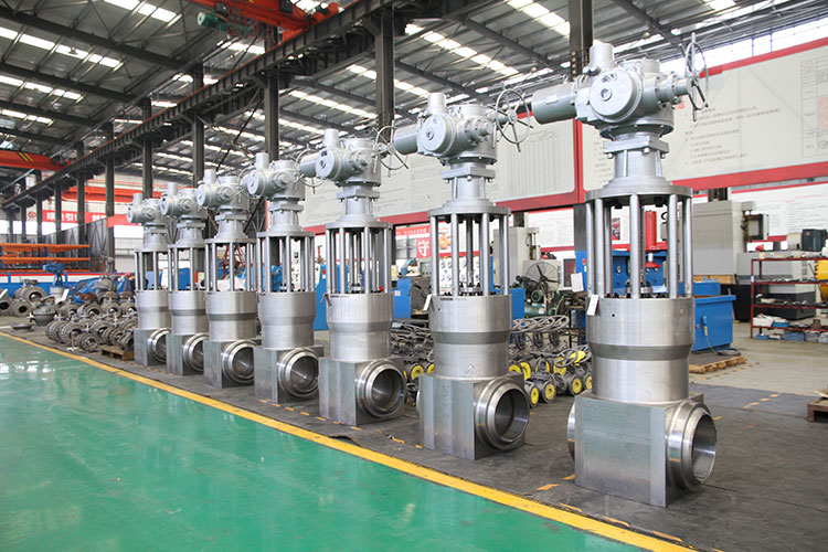 Pipeline Emergency Shutoff Motorized Steam Gate Valves