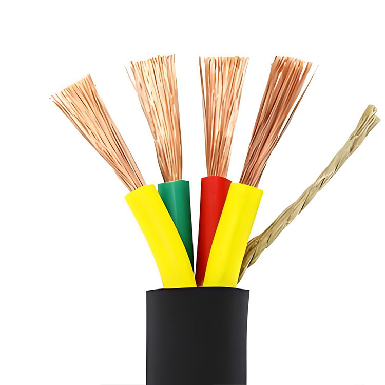 Waterproof And Oil-Resistant Rubber-Sheathed Cable