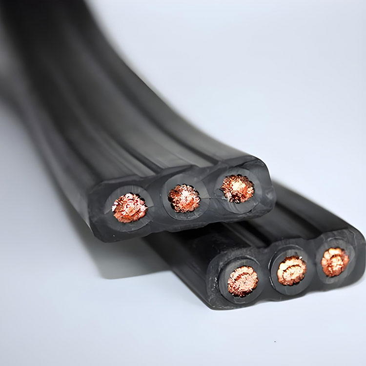 Flame-Retardant Shielded Rubber-Sheathed Flat Cable