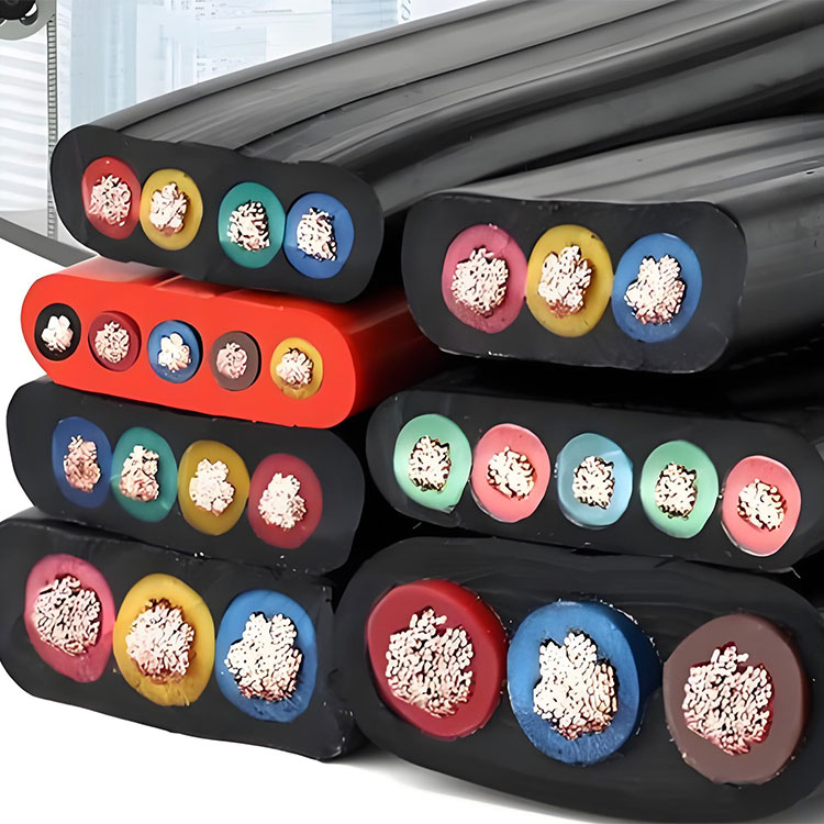 Waterproof And Oil-Resistant Flat Cable