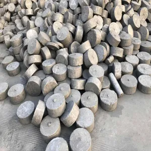 Graphite electrode block for electric furnace