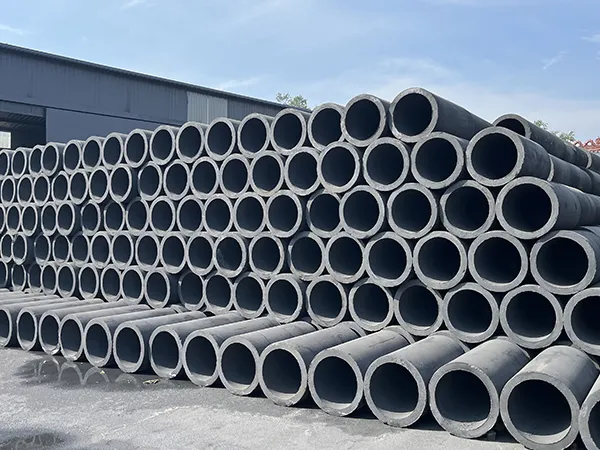 Circular electroplated graphite crucible