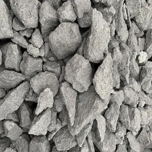 Low-sulfur electrode calcination block