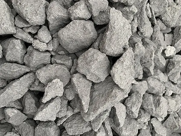 Low-sulfur electrode calcination block